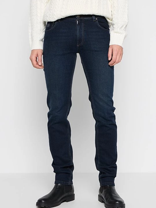 Foto van product Slim fit jeans Bugatti donkerblauw