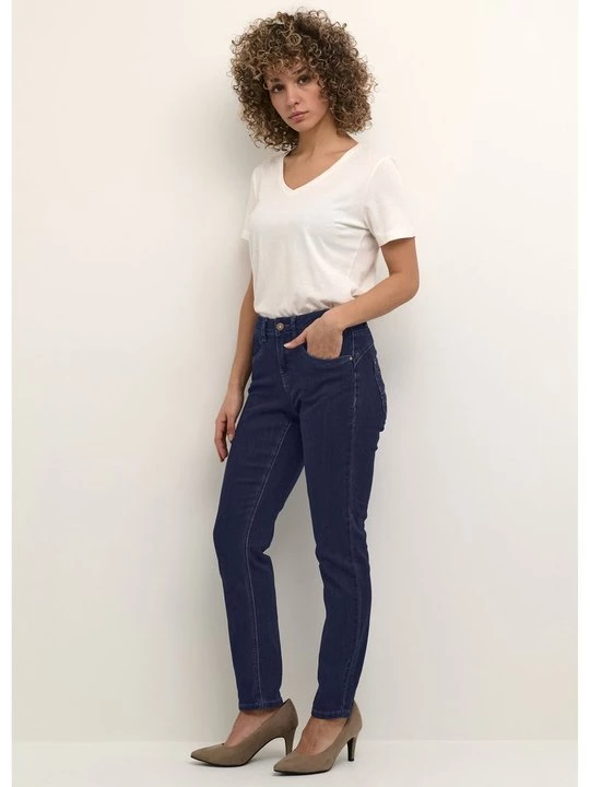 Foto van product Slim fit jeans Cream donkerblauw denim