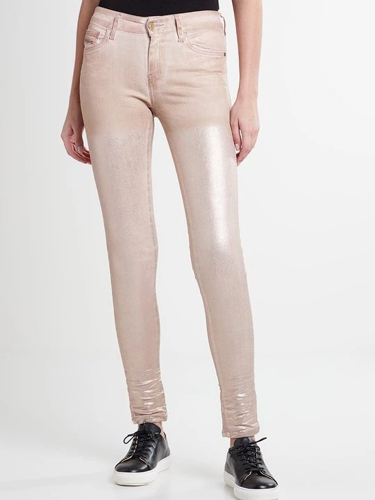 Foto van product Slim fit jeans Diesel beżowy