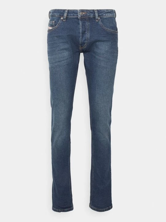 Foto van product Slim fit jeans Diesel donkerblauw denim