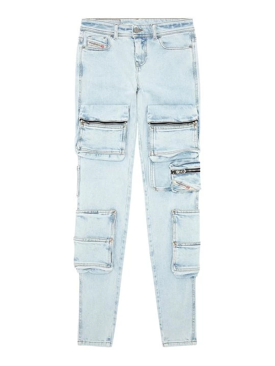 Foto van product Slim fit jeans Diesel lichtblauw