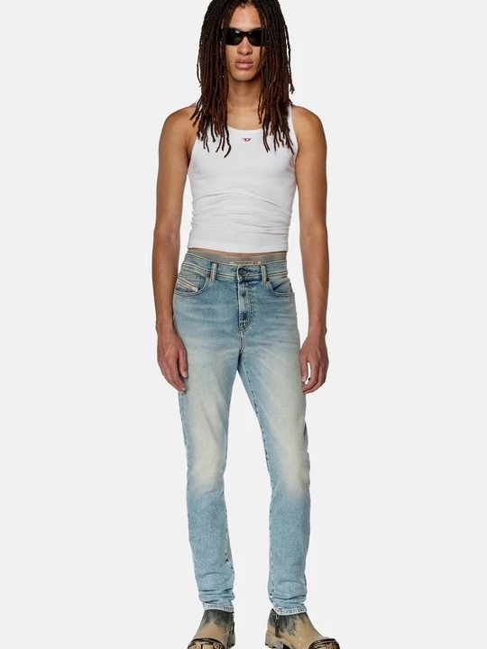 Foto van product Slim fit jeans Diesel lichtblauw