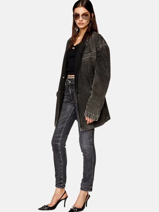 Foto van product Slim fit jeans Diesel zwart