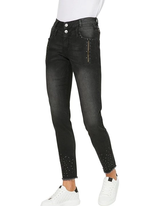 Foto van product Slim fit jeans Heine donkergrijs