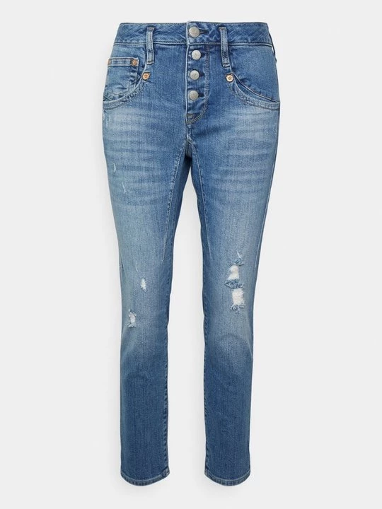 Foto van product Slim fit jeans Herrlicher destroyed denim