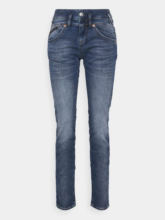Foto van product Slim fit jeans Herrlicher donkerblauw denim