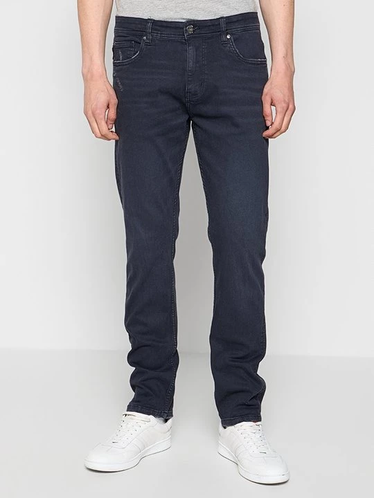 Foto van product Slim fit jeans INDICODE donkerblauw