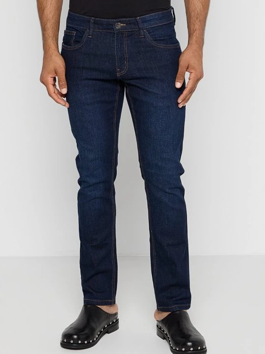 Foto van product Slim fit jeans INDICODE donkerblauw