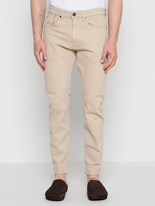 Foto van product Slim fit jeans INDICODE zandkleur