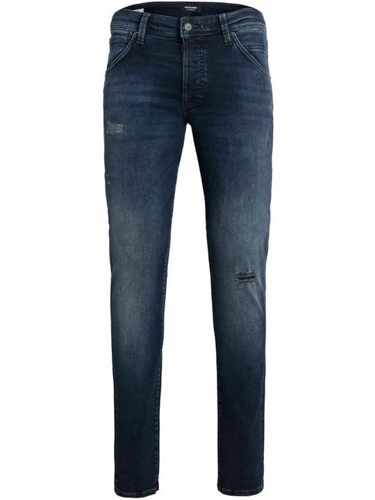 Foto van product Slim fit jeans Jack&Jones gemêleerd donkerblauw
