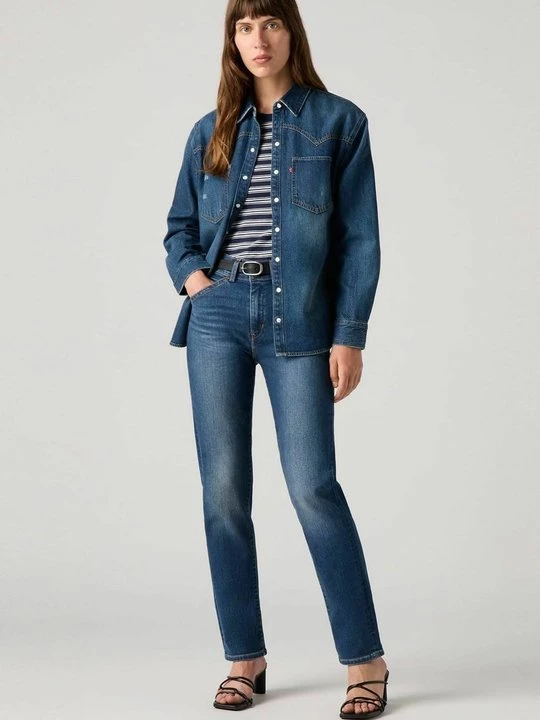 Foto van product Slim fit jeans Levi's donkerblauw