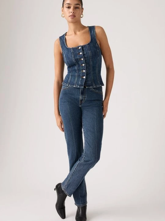 Foto van product Slim fit jeans Levi's donkerblauw denim