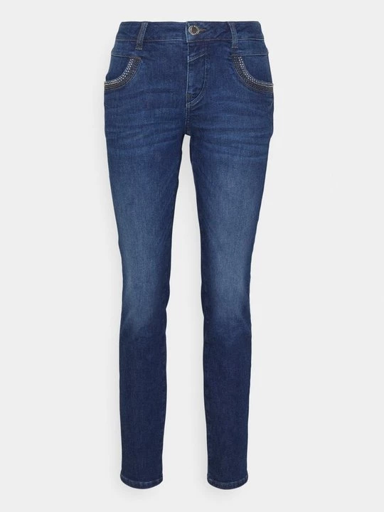 Foto van product Slim fit jeans MOS MOSH donkerblauw denim