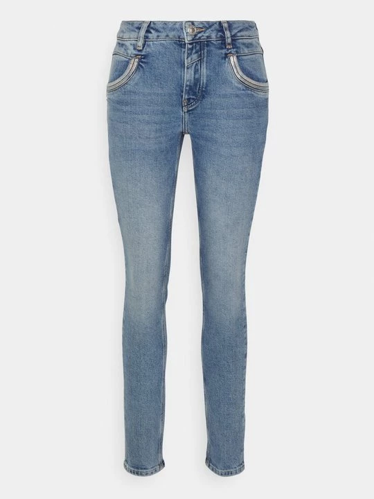 Foto van product Slim fit jeans MOS MOSH lichtblauw denim
