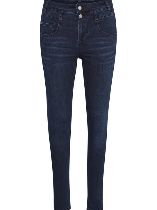 Foto van product Slim fit jeans My Essential Wardrobe donkerblauw denim