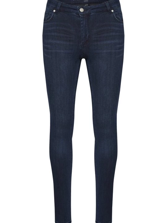 Foto van product Slim fit jeans My Essential Wardrobe donkerblauw denim