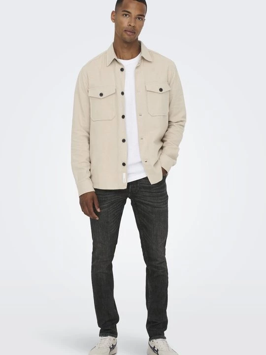 Foto van product Slim fit jeans Only & Sons zwart