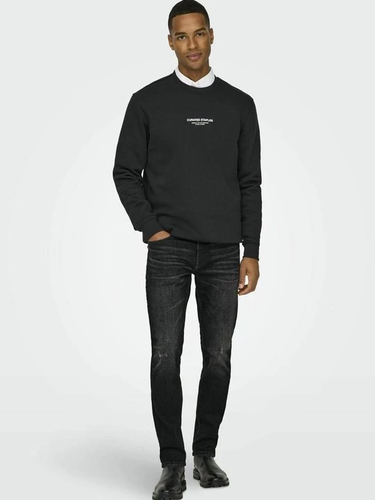 Foto van product Slim fit jeans Only & Sons zwart