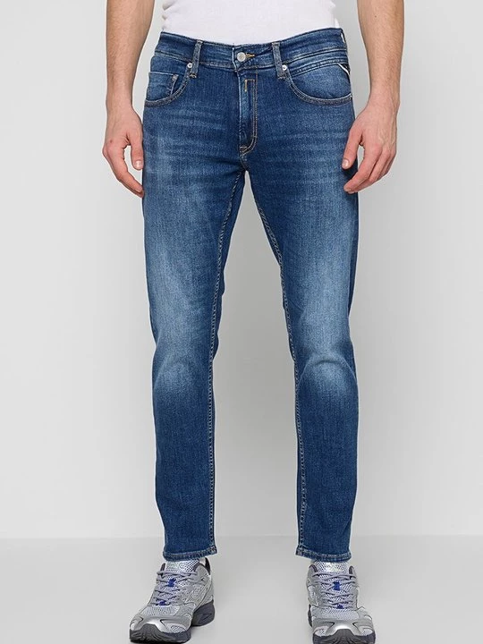 Foto van product Slim fit jeans Replay donkerblauw