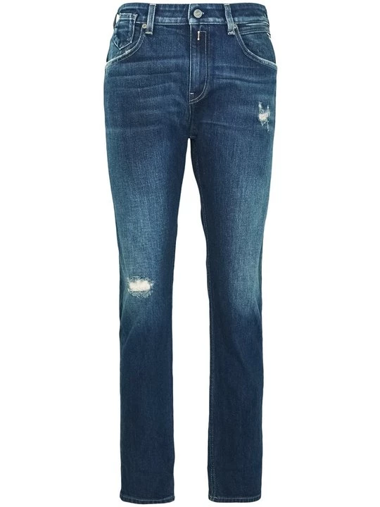 Foto van product Slim fit jeans Replay donkerblauw