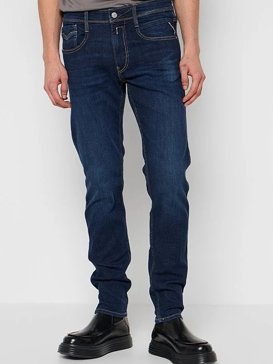 Foto van product Slim fit jeans Replay donkerblauw