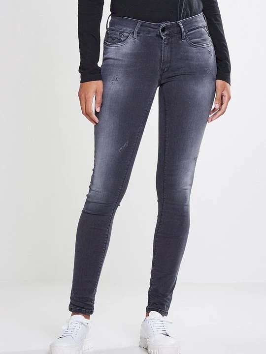 Foto van product Slim fit jeans Replay donkergrijs