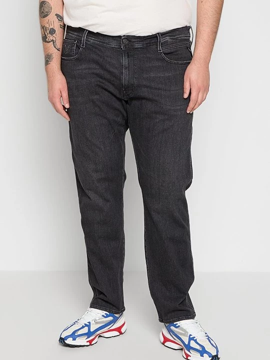 Foto van product Slim fit jeans Replay donkergrijs