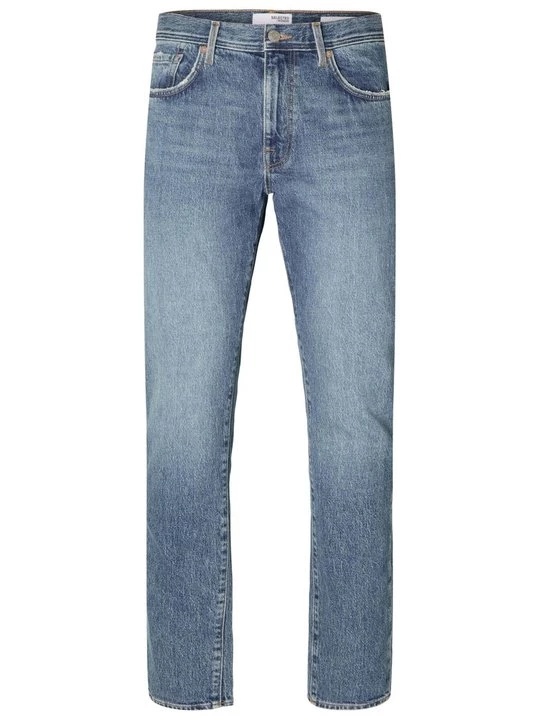 Foto van product Slim fit jeans Selected lichtblauw denim