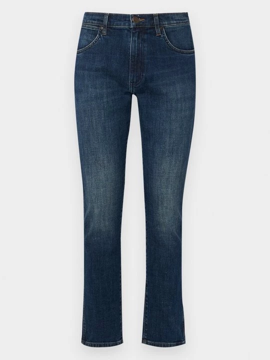 Foto van product Slim fit jeans Wrangler donkerblauw denim
