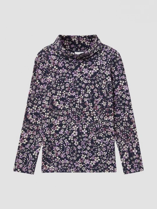 Foto van product Slim fit lange mouw met all-over print en col s.Oliver