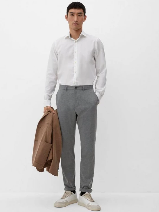 Foto van product Slim fit: slim trainingsbroekje s.Oliver grijs