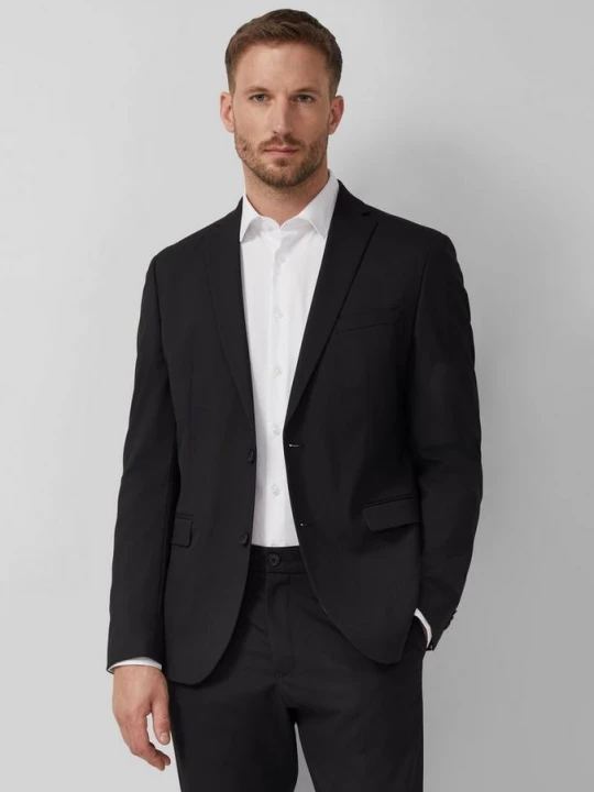 Foto van product Slim fit: sportjack van viscosemix s.Oliver zwart