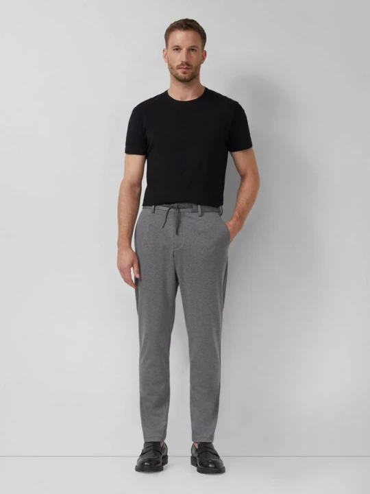 Foto van product Slim fit: trainingsbroek van viscosemix s.Oliver grijs