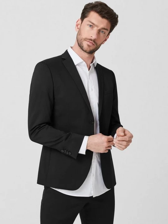 Foto van product Slim: wasbaar colbert s.Oliver zwart