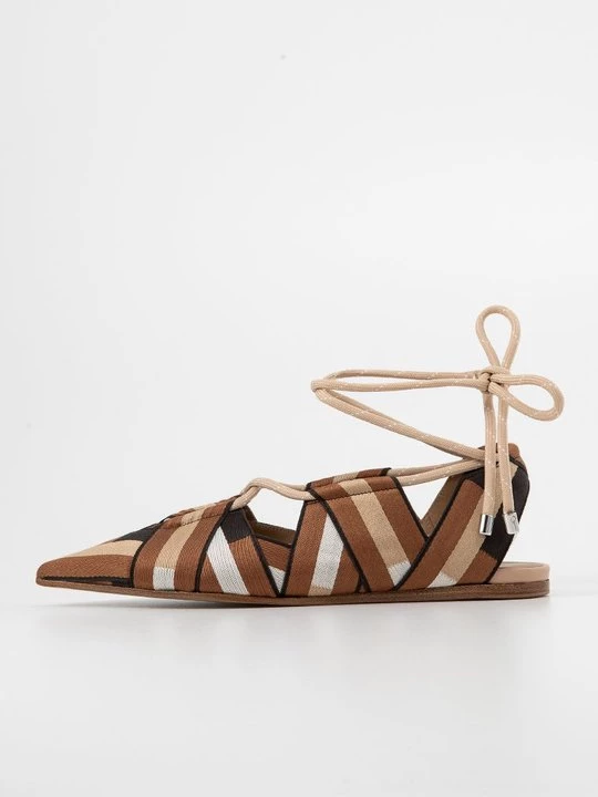 Foto van product Slingback ballerina´s Emporio Armani bruin