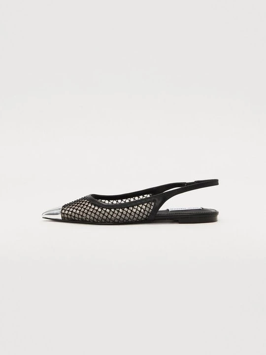 Foto van product Slingback ballerina´s Steve Madden zwart
