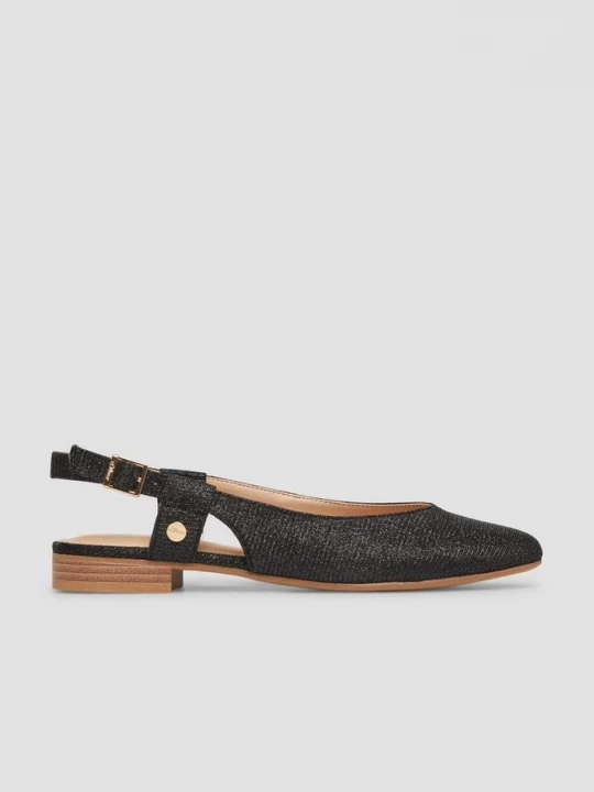 Foto van product Slingback ballerina's met gesp s.Oliver zwart
