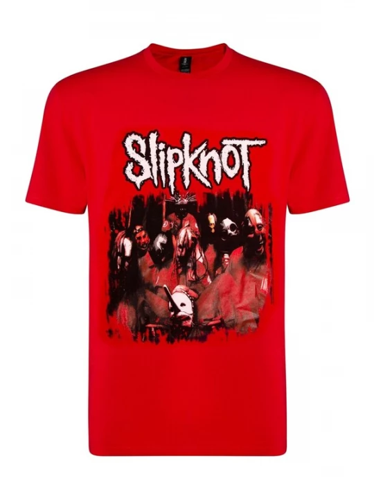 Foto van product SLIPKNOT Shirt 'Slipknot JudgePhoto T-Shirt' rood