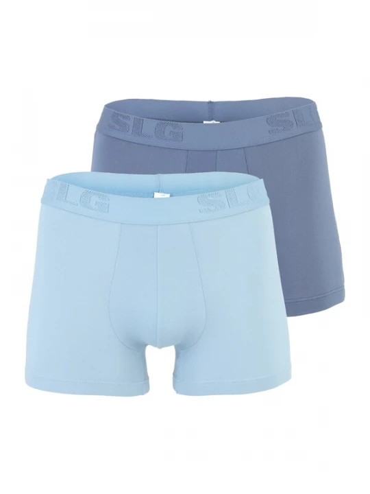 Foto van product SLOGGI Boxershorts 'Base Soft' smoky blue / duifblauw