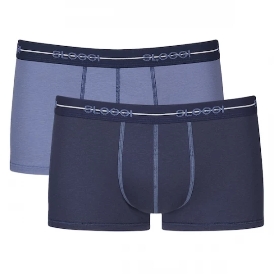 Foto van product SLOGGI Boxershorts blauw / donkerblauw
