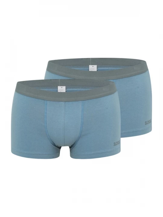 Foto van product SLOGGI Boxershorts 'GO ABC 2.0' duifblauw / donkergrijs