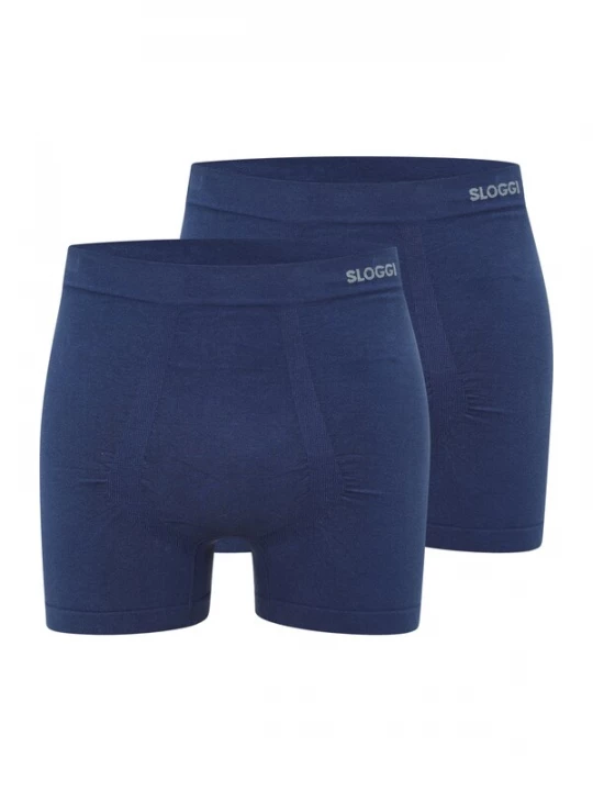 Foto van product SLOGGI Boxershorts 'GO' donkerblauw / grijs