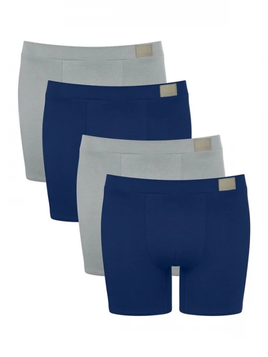 Foto van product SLOGGI Boxershorts 'GO Natural' marine / grijs