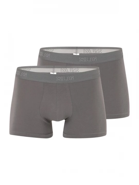 Foto van product SLOGGI Boxershorts grijs / wit