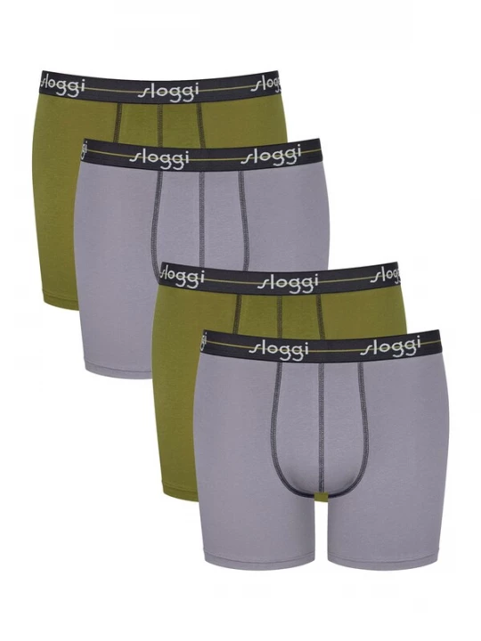 Foto van product SLOGGI Boxershorts 'Start' taupe / olijfgroen