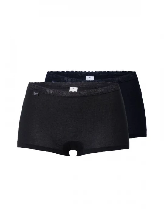 Foto van product SLOGGI Broekje 'Basic H' navy / zwart
