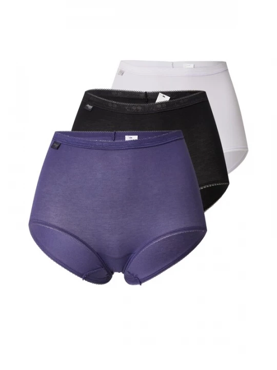 Foto van product SLOGGI Broekje 'Basic+' indigo / pastellila / zwart