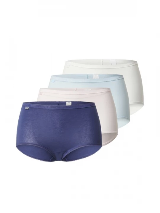 Foto van product SLOGGI Broekje 'Basic+' navy / pastelblauw / rosa / wit