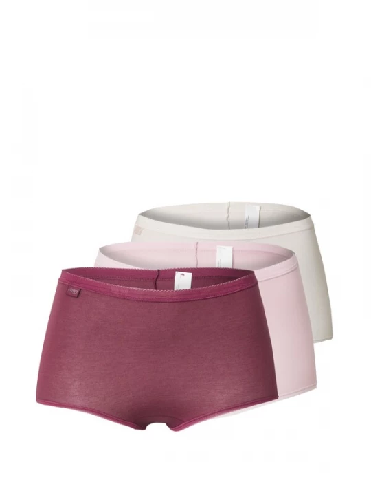 Foto van product SLOGGI Broekje 'Basic+' taupe / rosé / bordeaux