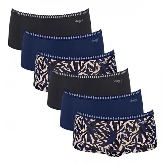 Foto van product SLOGGI Broekje beige / blauw / zwart